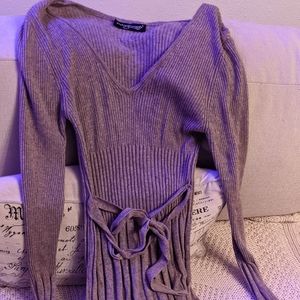 Italian Cashmere Sweater Dress